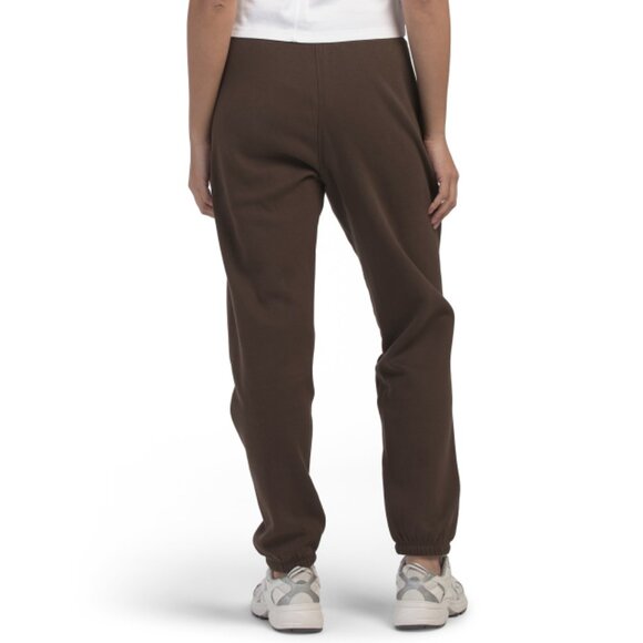 CALVIN KLEIN Brown High Waist Relaxed Elastic Cuff Joggers - Picture 2 of 2